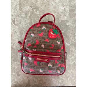 Juicy Couture Freshly Picked Rosie Mini Backpack Chestnut